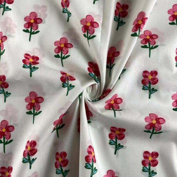 Cotton Floral Print Fabric – Spring/Summer Apparel & Home Textiles