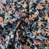 60s Cotton Floral Print Fabric – Lightweight Summer Dress Material