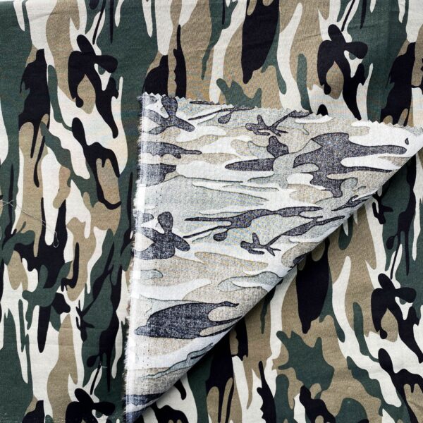 主图-05 100% Cotton Poplin Camouflage Fabric — Soft Camo Print for Summer Clothing