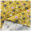 Soft Brushed Cotton Floral Fabric – Flannel-Like Cotton for Dresses, Scarves & DIY Projects