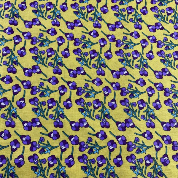 主图-05 Cotton Poplin Floral Print Fabric – Country Style for Summer Dresses & DIY Sewing