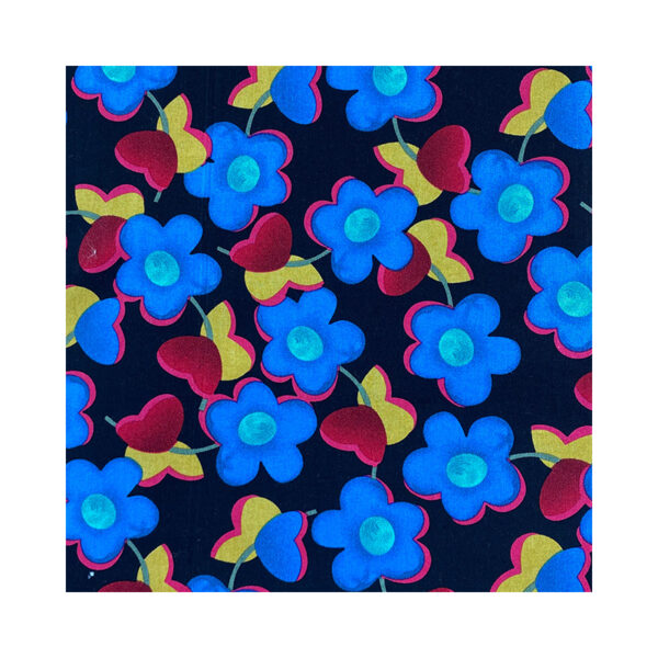 主图-05 Botanical Floral Cotton Fabric – Colorful Printed Fabric for Summer Dresses