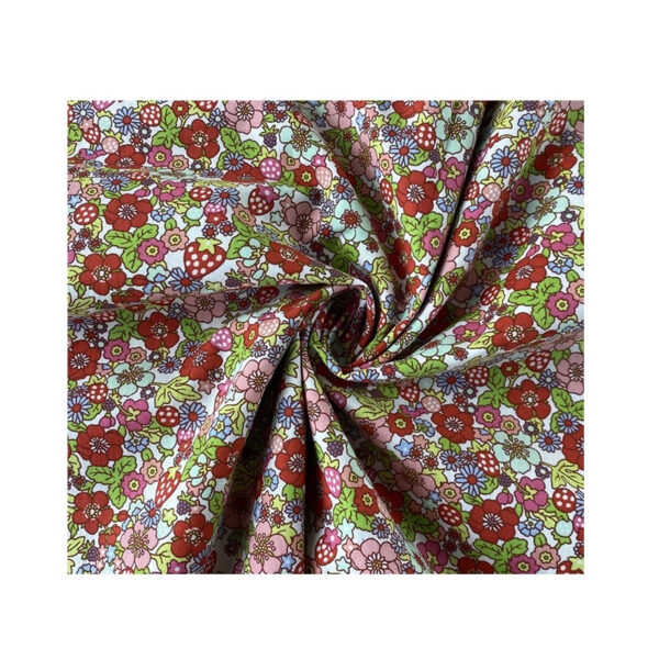 主图-05 Soft Floral Printed Cotton Poplin Fabric – 100% Cotton Reactive Print for Apparel & Bedding