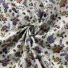 Small Floral Cotton Poplin Fabric – 100% Cotton Reactive Print for Dresses & Kidswear
