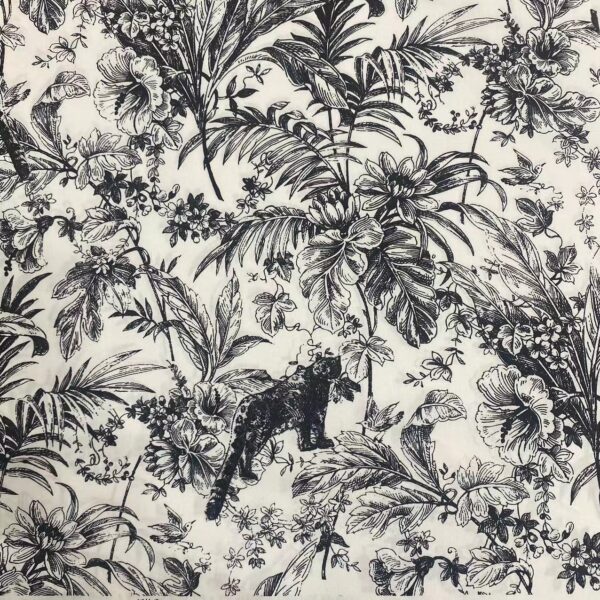 100% Cotton Digital Printed Fabric – High-Density Combed Poplin for Shirts