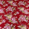 100% Cotton Floral Printed Poplin Fabric — Bold Eastern Blossom Design