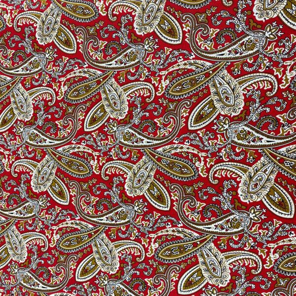 Cotton Paisley Print Fabric — Ethnic Style Shirt & Dress Material