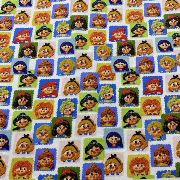 3D Oil-Painting Cartoon Portrait Cotton Fabric — Kids, Women & Menwear