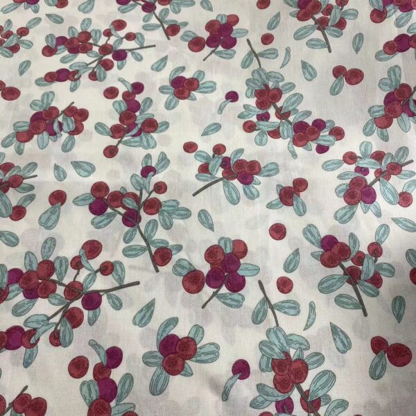 Spring Summer Small Floral Cotton Poplin Fabric — Lightweight Printed Fabric for Dresses, Kidswear & Anti-Mosquito Pants