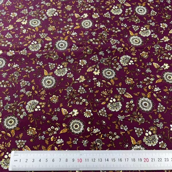 主图-06 40s Cotton Poplin Floral Fabric – Country Garden Print for Summer Sewing