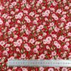 40s Cotton Poplin Floral Fabric – Countryside Bloom Print for Summer Sewing