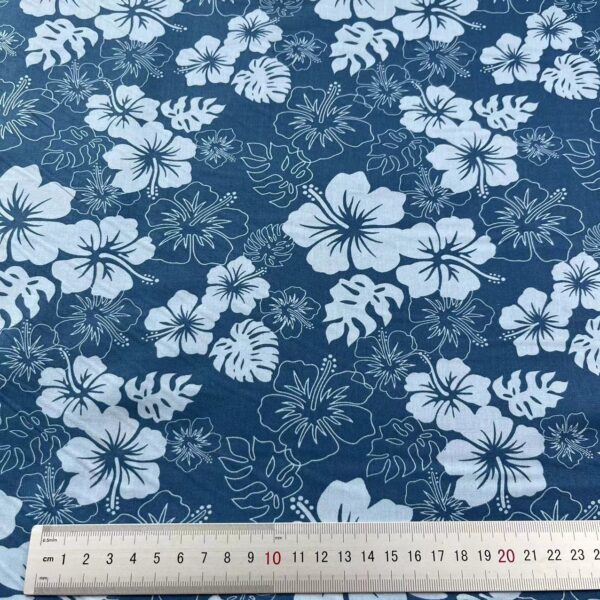 40s Cotton Poplin Fabric – Vintage Countryside Floral Print