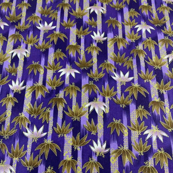 100% Cotton Japanese Gold Foil Fabric — Wafu Patchwork DIY Cloth