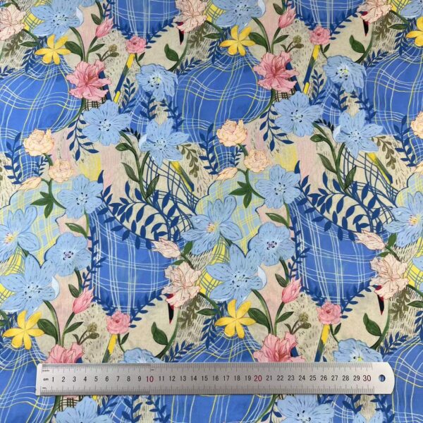 High-Density Cotton Digital Printed Fabric – Premium Dress Material