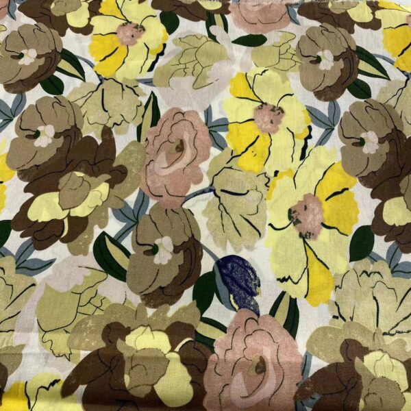 100% Cotton Black & White Butterfly Print Poplin Fabric — Chic Monochrome Style