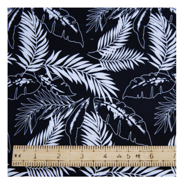 100% Cotton Printed Lawn Fabric — Summer Beach Floral Material