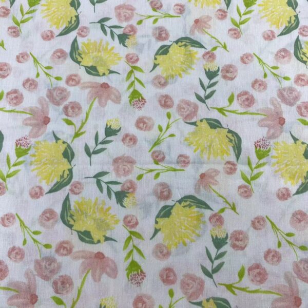 主图-06 Cotton Printed Poplin Fabric — Korean Pastoral Style Dress Material