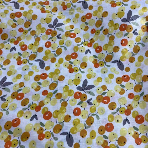100% Cotton Printed Poplin Fabric — Small Floral Spring Summer Style