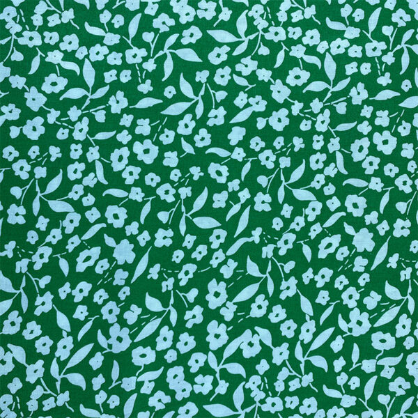 主图-06 100% Cotton Plain Weave Floral Printed Fabric — Summer Chic Poplin for Dresses