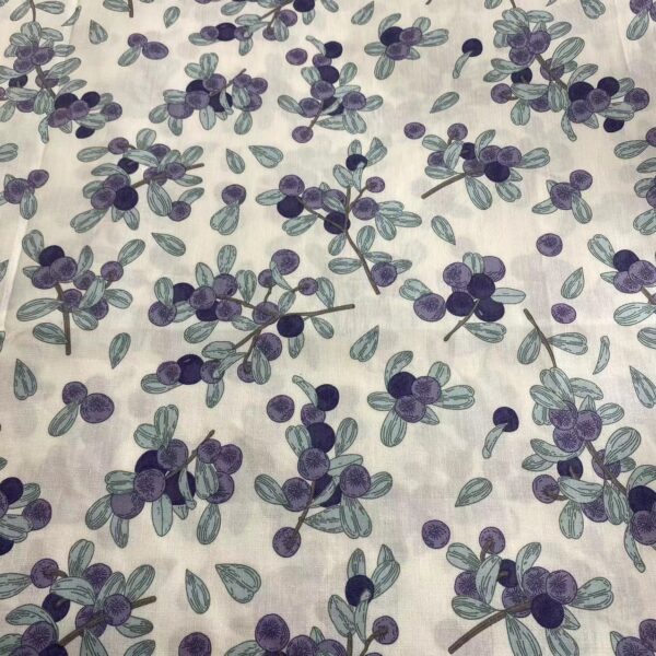 Spring Summer Small Floral Cotton Poplin Fabric — Lightweight Printed Fabric for Dresses, Kidswear & Anti-Mosquito Pants