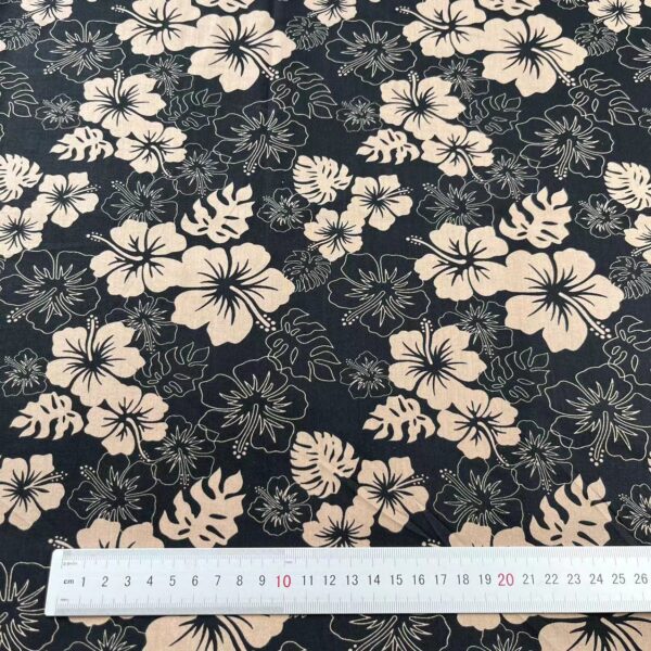 40s Cotton Poplin Fabric – Vintage Countryside Floral Print