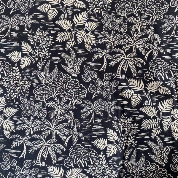 100% Cotton Poplin Printed Fabric — Lightweight Shirt & Shorts Cloth