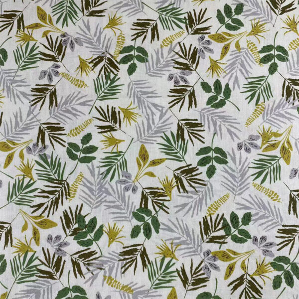 100% Cotton Reactive Printed Fabric — Summer Breeze Poplin Cloth for Bedding & DIY Projects
