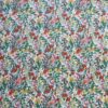 40s Reactive Printed Cotton Fabric — Floral Poplin for Dresses & DIY Crafts