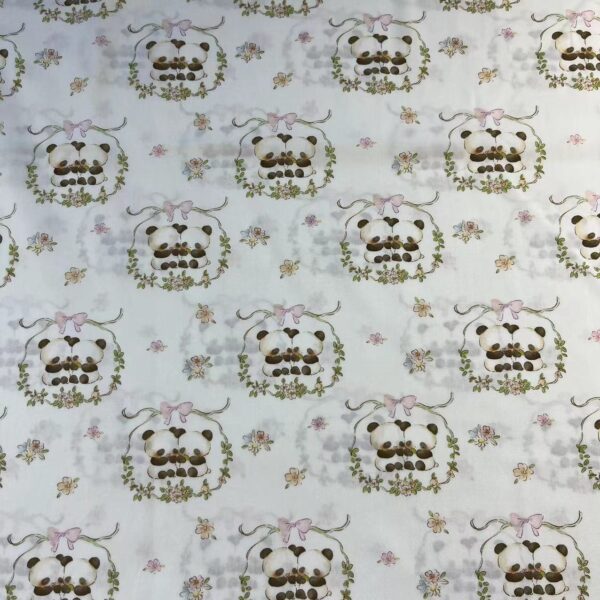 Tencel Rayon Digital Printed Fabric — Soft Cartoon Style