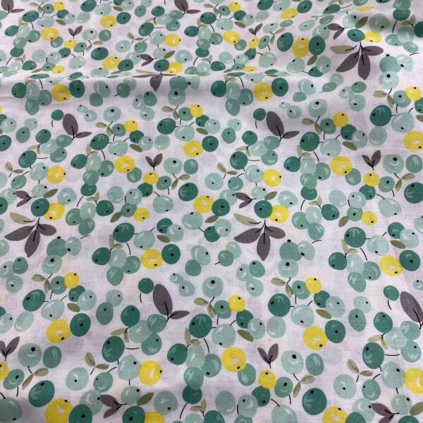 100% Cotton Printed Poplin Fabric — Small Floral Spring Summer Style