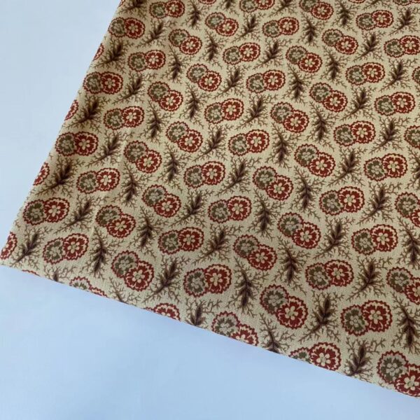 100% Cotton Printed Poplin Fabric — 40s High-Density Shirt Material