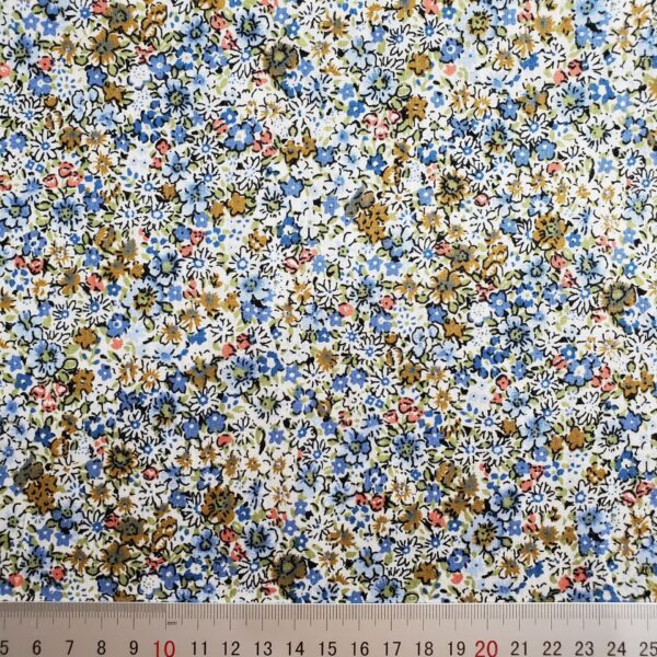 100% Cotton Poplin Floral Print Fabric