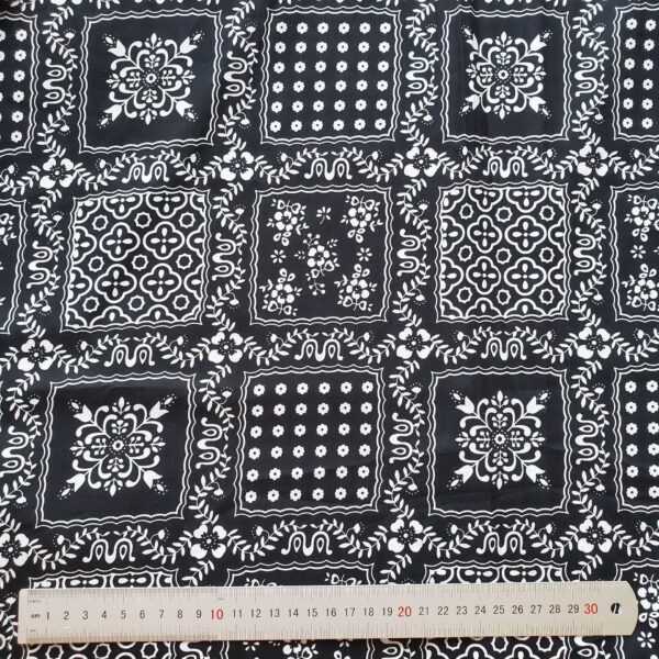 100% Cotton Printed Lawn Fabric — Summer Handkerchief & DIY Material