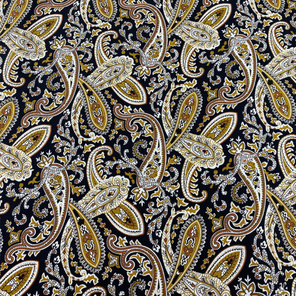 Cotton Paisley Print Fabric — Ethnic Style Shirt & Dress Material