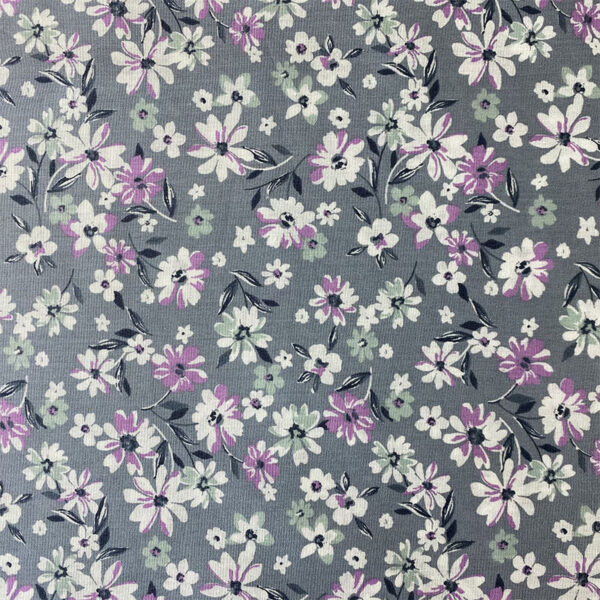 主图-08 Japanese-Style Small Floral Cotton Fabric – 100% Cotton Poplin for Bedding & DIY