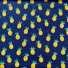 Small Pineapple Printed Cotton Fabric – 40s Reactive Print for Summer Dresses