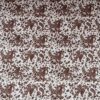 40s Cotton Poplin Reactive Print Fabric – Vintage Paisley Pattern for Shirts & DIY Crafts