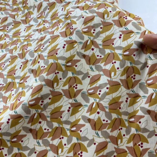 Cotton Poplin Floral Printed Fabric – Fresh Country Style Cloth