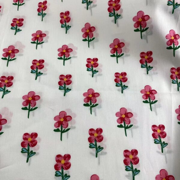Cotton Floral Print Fabric – Spring/Summer Apparel & Home Textiles