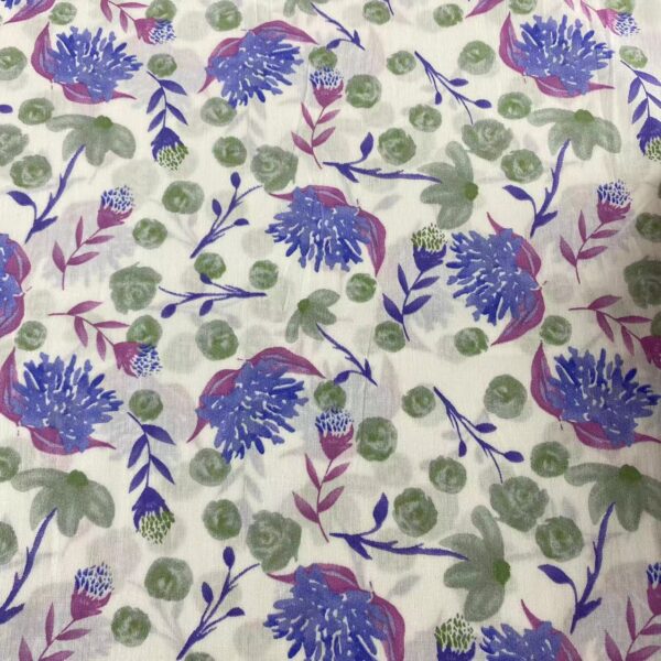 主图-08 Cotton Printed Poplin Fabric — Korean Pastoral Style Dress Material