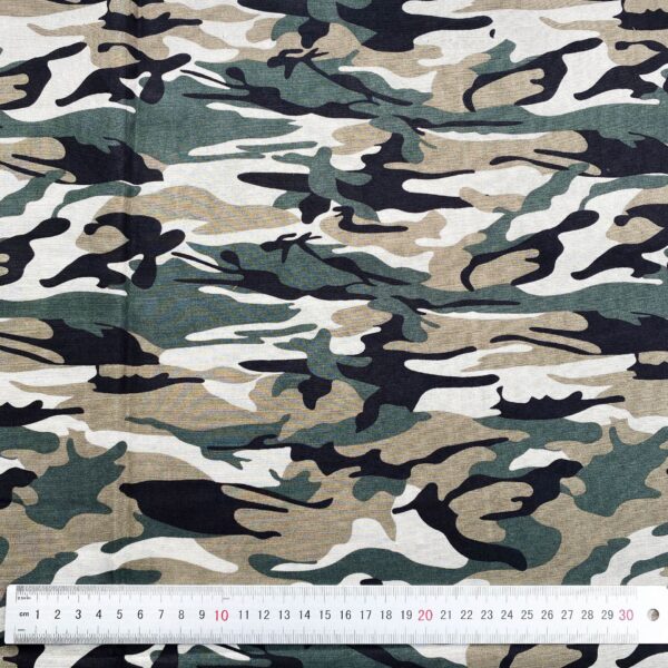 主图-09 100% Cotton Poplin Camouflage Fabric — Soft Camo Print for Summer Clothing