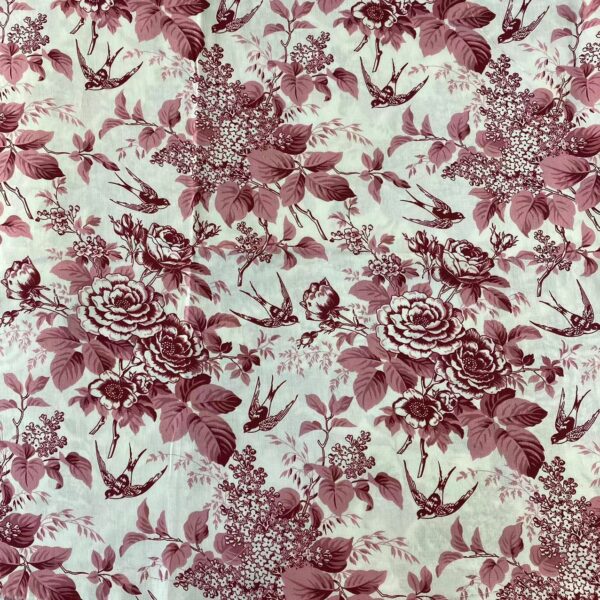 主图-09 100% Cotton Poplin Reactive Printed Fabric — Black & White Ink Wash Style