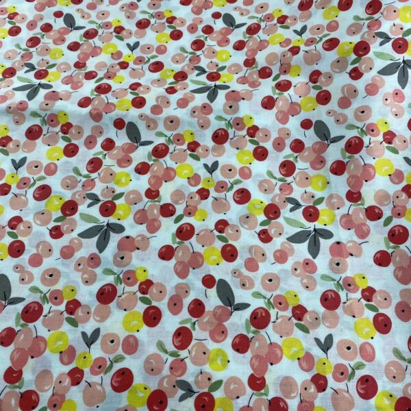 100% Cotton Printed Poplin Fabric — Small Floral Spring Summer Style