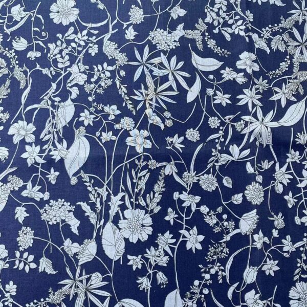 Cotton Poplin Printed Fabric — Vintage Pastoral Style for Kids & Adults