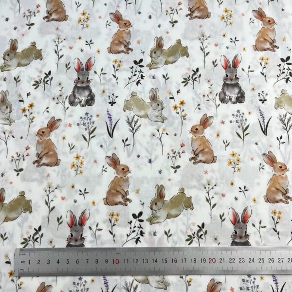 100% Cotton Puppy Series Digital Printed Fabric — Kids & Homewear DIY Material