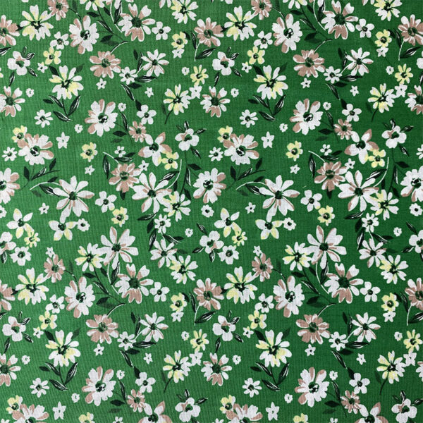 主图-09 Japanese-Style Small Floral Cotton Fabric – 100% Cotton Poplin for Bedding & DIY