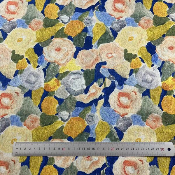 Fine Cotton Digital Printed Poplin Fabric – Soft Luxury Shirting Cloth