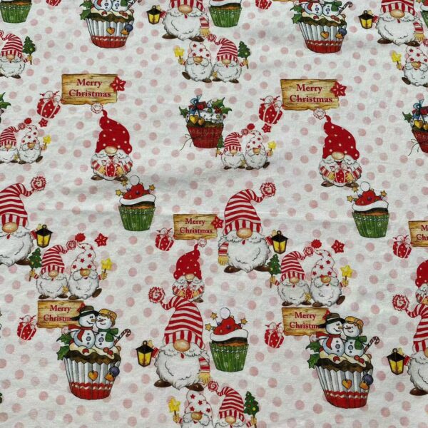 100% Cotton Christmas Digital Printed Fabric — DIY Holiday Sewing Cloth