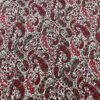 40s Cotton Poplin Printed Fabric – Vintage Paisley for Shirts & DIY Crafts
