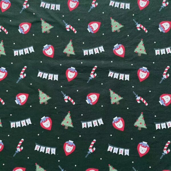 100% Cotton Digital Printed Fabric — Christmas DIY Craft Cloth